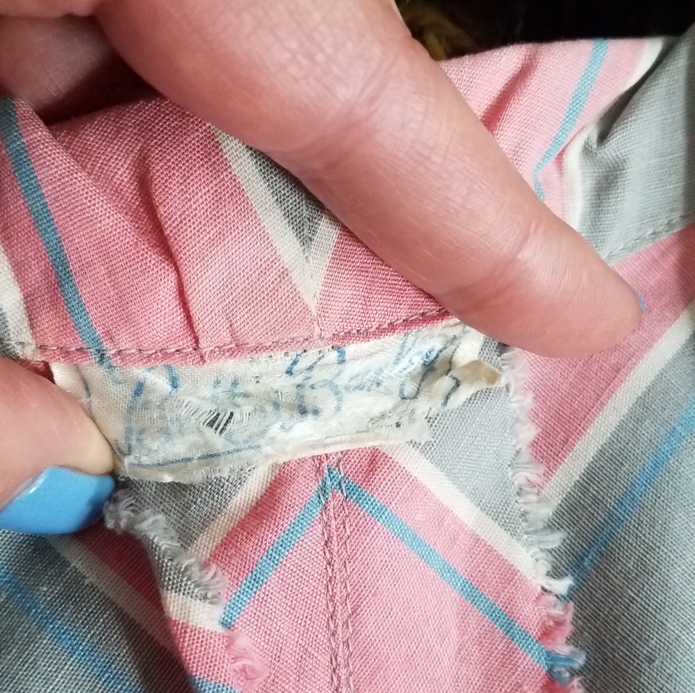 1940s 40s Betty Barklay Chevron Dress S/M - Picture 6 of 10